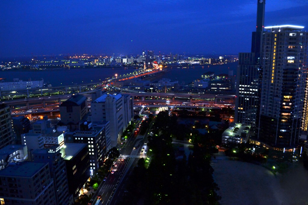 神戸市役所展望ロビー 夜景