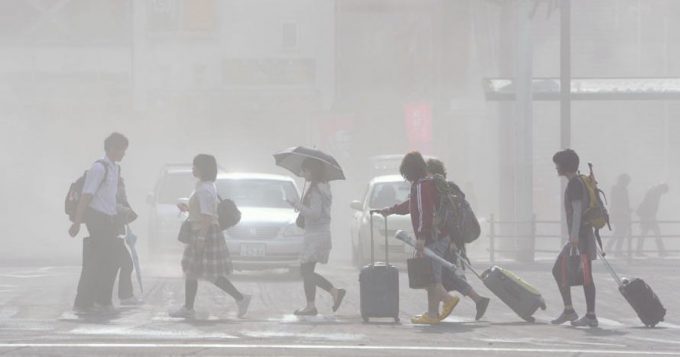 鹿児島 あるある 火山灰2