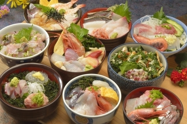 伊豆 食堂街 海鮮丼ランチ