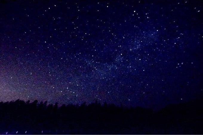 北海道 星空 星に手のとどく丘(富良野市 )